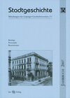 Buchcover Stadtgeschichte. Mitteilungen des Leipziger Geschichtsvereins e.V. / Stadtgeschichte