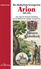 Buchcover Der Akademische Gesangverein Arion 1849–1936