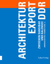 Buchcover Architekturexport DDR