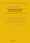 Buchcover Studien zur Geschichte, Kunst und Kultur der Zisterzienser / Chronik des Klosters zum Heiligengrabe