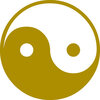Buchcover Yin-Yang Aufkleber