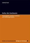 Buchcover Kultur des Zuschauens