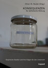 Buchcover KONSEQUENZEN für ästhetische Bildung