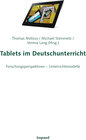 Buchcover Tablets im Deutschunterricht