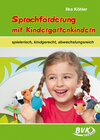 Buchcover Sprachförderung mit Kindergartenkindern