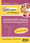 Buchcover Inklusion von Anfang an – Schreibschrift-Lehrgang: Vereinfachte Ausgangsschrift – Förderkinder