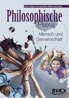 Buchcover Philosophische Praxis: Mensch und Gemeinschaft