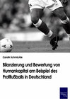 Buchcover Bilanzierung und Bewertung von Humankapital am Beispiel des Profifußballs in Deutschland