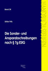 Buchcover Die Sonder- und Ansparabschreibung nach § 7g EStG