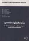 Buchcover Optimierungspotenziale im Bilanzierungssystem des deutschen Gasnetzzugangsmodells