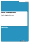 Buchcover Marketing im Internet