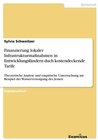 Buchcover Finanzierung lokaler Infrastrukturmaßnahmen in Entwicklungsländern duch kostendeckende Tarife. Theoretische Analyse und empirische Untersuchung am Bsp. der Wasserversorung des Jeme