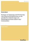 Buchcover Konzept zur Anpassung und Erweiterung eines Warenwirtschaftssystems an die spezifischen Anforderungen der Handelsagentur