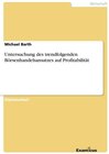 Buchcover Untersuchung des trendfolgenden Börsenhandelsansatzes auf Profitabilität