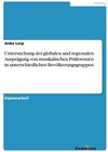 Buchcover Untersuchung der globalen und regionalen Ausprägung von musikalischen Präferenzen in unterschiedlichen Bevölkerungsgrupp