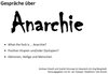 Buchcover Gespräche über Anarchie