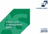 Buchcover Polizei- und Ordnungsrecht NRW
