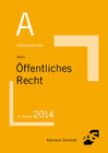 Buchcover Aufbauschemata Öffentliches Recht