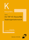 Buchcover Die TOP 45 Klausurfälle Staatsorganisationsrecht