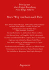 Buchcover Marx’ Weg von Bonn nach Paris