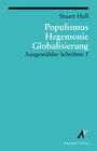 Buchcover Populismus, Hegemonie, Globalisierung