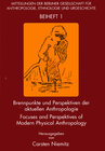 Buchcover Brennpunkte und Perspektiven der aktuellen Anthropologie