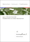 Buchcover ForschungsCluster 3 / Orte der Herrschaft