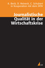 Buchcover Journalistische Qualität in der Wirtschaftskrise