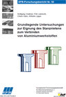 Buchcover Grundlegende Untersuchungen zur Eignung des Stanznietens zum Verbinden von Aluminiumwerkstoffen