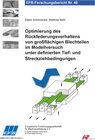 Buchcover Optimierung des Rückfederungsverhaltens von großflächigen Blechteilen im Modellversuch unter definierten Tief- und Strec