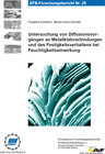Buchcover Untersuchung von Diffusionsvorgängen an Metallklebverbindungen und des Festigkeitsverhaltens bei Feuchtigkeitseinwirkung