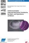 Buchcover Umformverhalten makrostrukturierter Feinbleche bei Zieh- und Hydroformverfahren