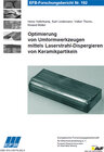 Buchcover Optimierung von Umformwerkzeugen mittels Laserstrahl-Dispergieren von Keramikpartikeln