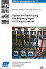 Buchcover System zur Verkürzung des Rüstvorganges auf Transferpressen