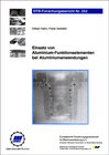 Buchcover Einsatz von Aluminium-Funktionselementen bei Aluminiumanwendungen