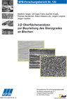 Buchcover 3-D Oberflächenanalyse zur Beurteilung des Glanzgrades an Blechen