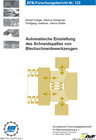 Buchcover Automatische Einstellung des Schneidspaltes von Blechschneidewerkzeugen