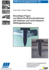Buchcover Einseitiges Fügen von Blech-Profil-Konstruktionen mit lösbaren und nicht lösbaren Hilfsfügeelementen