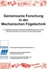Buchcover Gemeinsame Forschung in der Mechanischen Fügetechnik 2011