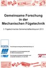 Buchcover Gemeinsame Forschung in der Mechanischen Fügetechnik 2013
