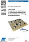 Buchcover Entwicklung eines Umformbarkeitskriteriums für nichtrostende austenitische Blechwerkstoffe unter Einbezug der Austenitst