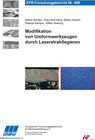 Buchcover Modifikation von Umformwerkzeugen durch Laserstrahllegieren