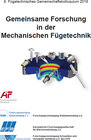 Buchcover Gemeinsame Forschung in der Mechanischen Fügetechnik 2018