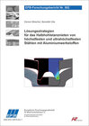 Buchcover Lösungsstrategien für das Halbhohlstanznieten von höchstfesten und ultrahöchstfesten Stählen mit Aluminiumwerkstoffen