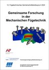 Buchcover Gemeinsame Forschung in der Mechanischen Fügetechnik 2024