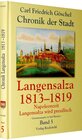 Buchcover Chronik der Stadt Langensalza 1813-1819 (Band 5 von 5)