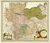 Buchcover Historische Karte: Norddeutschland - mit den Herzogtümern Holstein, Mecklenburg, Lüneburg, Braunschweig, dem Herzogtum M