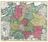 Buchcover Historische Karte: Deutschland - Germanicum 1715 (Plano)