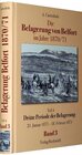 Buchcover Die Belagerung von Belfort im Jahre 1870/71 (Band 3 von 3)