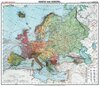 Buchcover General-Karte von Europa - um 1910 [gerollt]